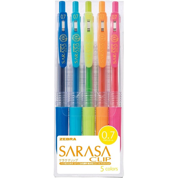 [On Hand] Zebra Sarasa Clip Gel Pen Sets (Color, Milk, Deco Shine, Neon, Marble)