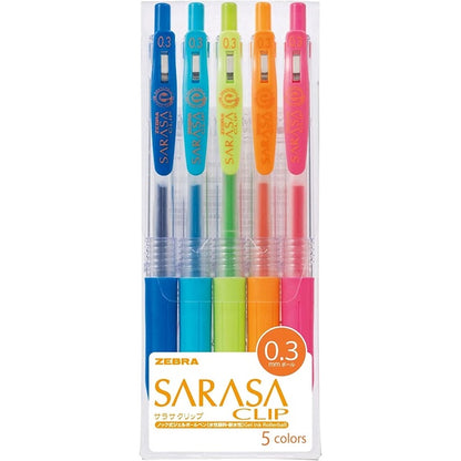 [On Hand] Zebra Sarasa Clip Gel Pen Sets (Color, Milk, Deco Shine, Neon, Marble)