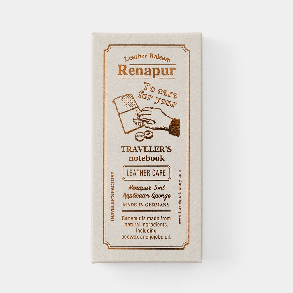 [On Hand] Traveler's Factory Renapur Leather Treatment 5ml Set