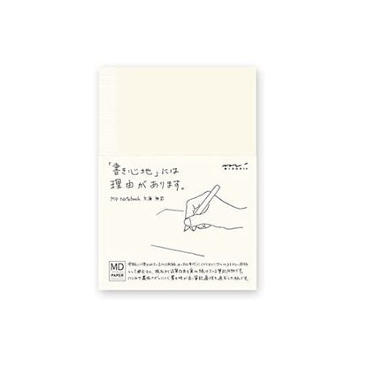 [On Hand] Midori MD Note Cover and Notebook - Grid / Blank / Ruled / Lined / A6 / B6 / A5
