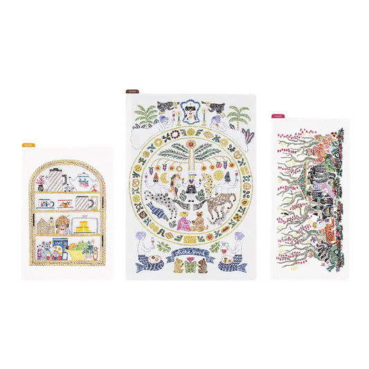 Hobonichi Pencil Board - Happy Tea Time - Iyo Okumi - For A6 / A5 / Weeks Size Notebook