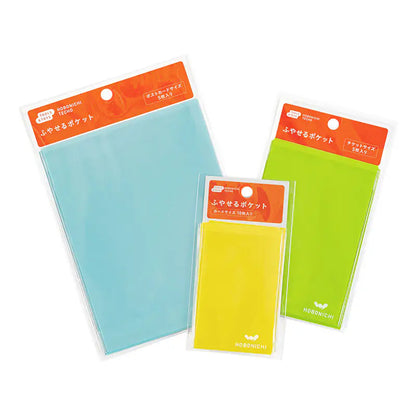Hobonichi Add-on Pocket Adhesive Clear Envelope - Card, Ticket, Postcard - Paper Storage