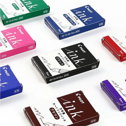 Pilot Fountain Pen Cartridge Ink 5 pcs set